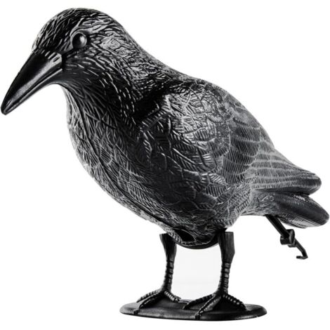 Anti-Pigeon Crow, For balconies, roofs, gardens, Crow, Anti-pigeon balcony deterrent, Bird scarer, Prevents birds from disturbing, Made of high-quality PE, 1 Piece
