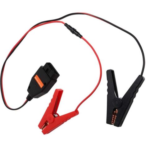 Emergency Power Connector Cable, Saves Car Memory Data When Replacing the Battery, Made of ABS Material, Compatible with Most. (1/4)