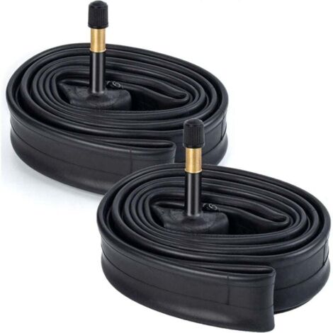 2-Pack 47/57-622 28/29 Inch Inner Tube 29x1.75/1.95/2.125 AV48mm Valve Compatible Road/City/Mountain Bike Inner Tube 29x1.75 29x1.95 29x2.0 29x2.10 29x2.125 (1/4)