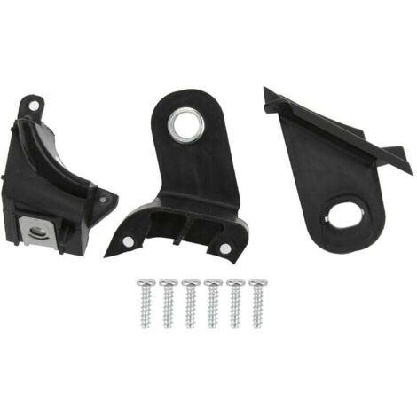 ABS & Metal Left Passenger Side Left Bracket 51816682, Headlight Support Kit Accessory Replacement, Fitted for 500, Easy to Use with Application Scope. (1/4)