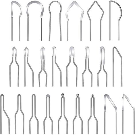 23 Pieces Wood Burning Tips, Replacement Pyrography Wire Tips for Pyrography Machines, Wood Pen Tips for Pyrography on Gourds, Wood, Paper, Leather (1/4)