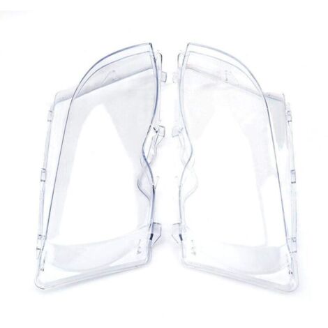 Set of 2 clear car headlight lenses, Main Clear, for 3 Series E46 01-05 Facelift 63126924043 63126924044 A