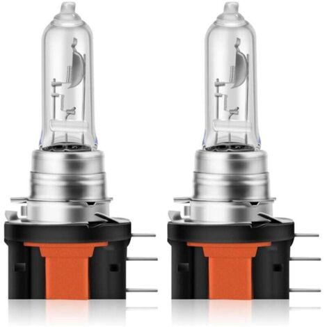 2x Ampoules H15 64176 12V 15/55W PGJ23t-1 3200K clair standard E1 2P4 DOT w8h1 ORIGINAL - (1/4)
