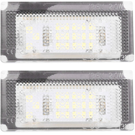 pair of license plate lights, 12V, 18 SMD LEDs, suitable for Mini Cooper S R53 2001 – 2006. (1/4)
