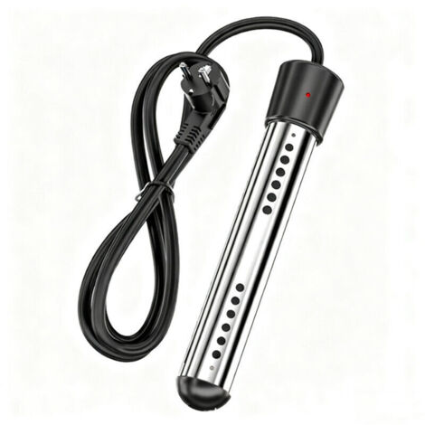 2000W Electric Immersion Water Heater with Automatic Shut-Off Timer, Spa Heater, 304 Stainless Steel