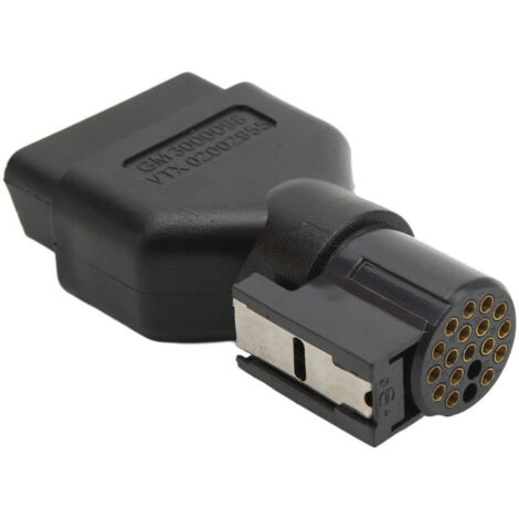 16-pin connector, Diagnostic tool, Connect accessory for scanner, Plug and Play style, made of high-strength ABS plastic, professionally manufactured. (1/4)