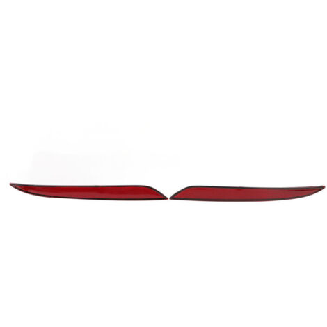 pair of 1077406-00-F replacement red lens rear bumper reflectors for Tesla model 3 2017 to 2023. (1/4)