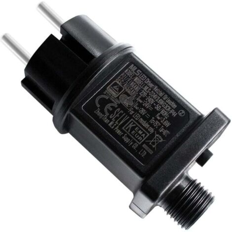 24V 3.6W LED Driver, Class 2 IP44 Low Voltage Transformer Replacement Adapter with Memory Function, Waterproof for Christmas Lights and String Lights (1/4)