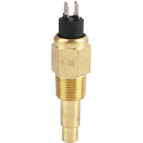 3/8 NPT Water Temperature Sensor, 3/8'' NPT 98℃ Temperature Sensor Engine Water Temperature Sensor, Industrial Combined Pressure and Temperature Gauges.