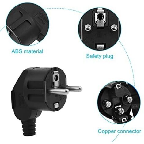 Protective plug, 2-piece connection kit, rubber plug, detachable ...
