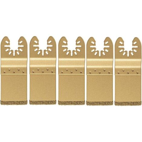 5-Piece Universal Oscillating Diamond Saw Blade Set for Release Adjustment, Multi-Tool Blade Cutting Tools (1/4)