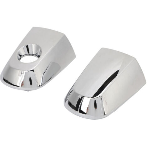 Pair of Chrome Entry Door Covers with Keyhole Caps for Montero L200 - Durable Exterior Replacement Fits 2005-2015 (1/4)