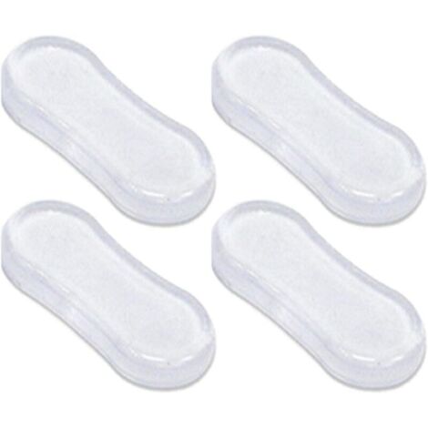Toilet Seat Bumpers, Toilet Seat Pads, Universal Toilet Seat Bumpers, Silent Collision Avoidance Toilet Seat Bumper with Strong Adhesive Replacement Protective Pads (1/4)