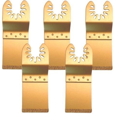 Universal oscillating diamond saw blade 5pcs/set for freeing cutting dice Multi-tool blade adjustment, (1/4)