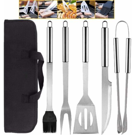 Barbecue Tool Set, Barbecue Utensil Kit, Stainless Steel Barbecue Tools, Portable Barbecue Utensils - Barbecue Tool Set for Outdoor/Camping/Garden-Fei Yu (1/4)