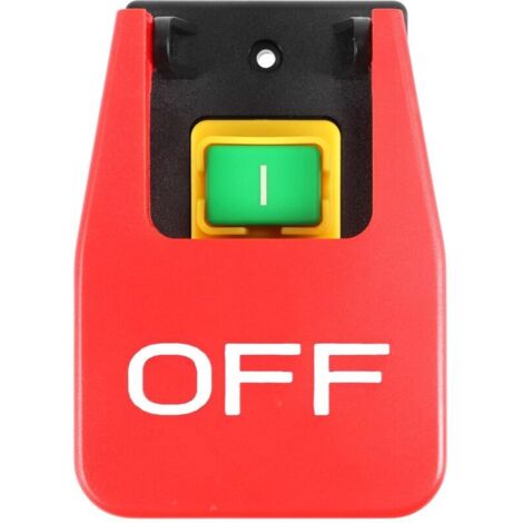 Electromagnetic Push Button Switch with Undervoltage Protection, 16A, On/Off Push Button Switch, Compatible with Electrical and Machine Tools (1/4)