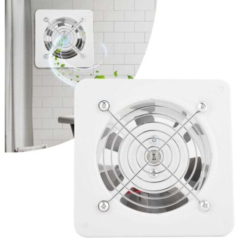 25W 220V White Air Extractor Fan, 140m³/H High Power and Quiet Wall Mounted Fan, Wall Extractor Fan for Home, Bathroom, Kitchen, Garage (1/4)
