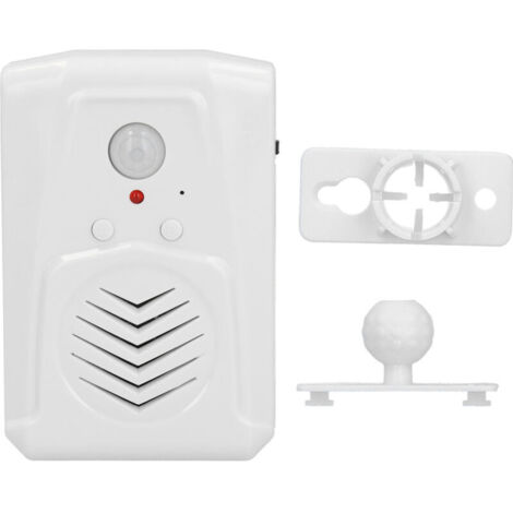 Integrated power amplifier with two-level volume control. Wide range of applications: Doorbell, visitor chime, window frame entry, indoor workshop. (1/4)