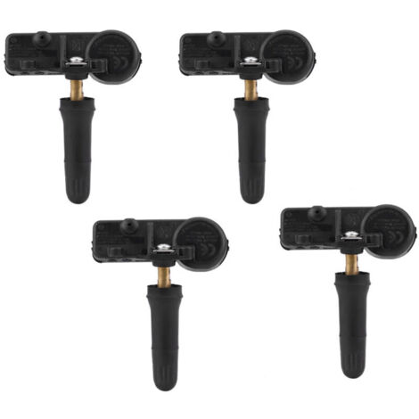 Pieces Car TPMS Tire Pressure Monitoring Sensor, High-Quality ABS Material, Black, 5 x 5 cm, for 56029398AB, 56029398AA, 68142397AA