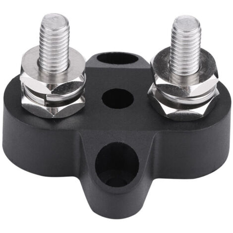 M6 BUS BORD BLOCH BLOCH LOURS DURTS 2 STPES DC 48V WITH FIBERGLASS REINFORCED NYLON BASE AND ACTIONAL EACHORATION SCREW. (1/4)
