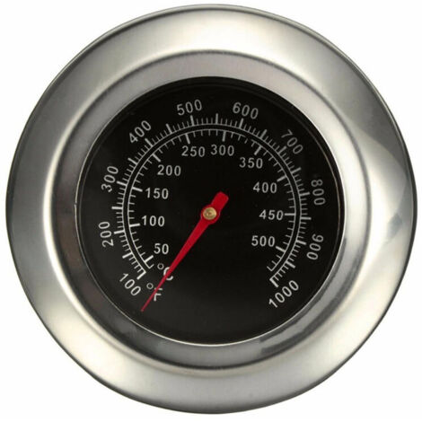 Stainless steel oven thermometer with wide temperature range, meat thermometer for cooking, barbecue (1/4)