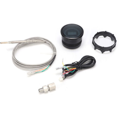 12V 20LED Exhaust Gas Temperature EGT Gauge Pyrometer Kit, Temperature Indicator. (1/4)
