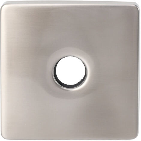 Extra Large Shower Head Decorative Cover Plate 304 Stainless Steel Construction Bathroom Decor (Electropular) (BLACK) (Brushed) (1/4)