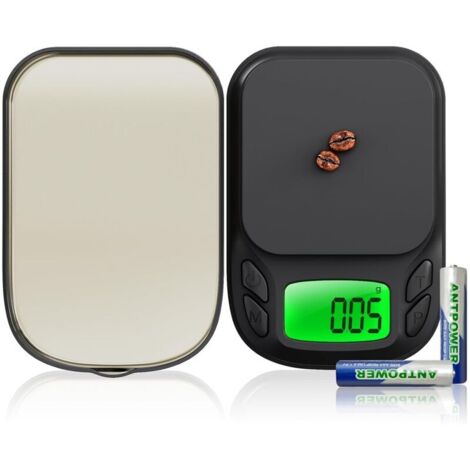1000 g / 0.01 g precision, precision scale for coins and gold, mini multifunction digital scale with calibration and tare function, 7 units, gram scale, gold scale (1/4)