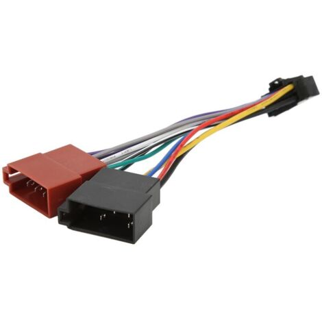 ISO Radio Harness Adapter for Seamless Connection, Pre-striped Wiring, Premium ABS Material, Easy Plug-and-Play Installation (1/4)