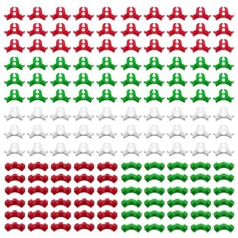 Plant support clips, 150 pieces, LST clips, 90-degree low-stress trellising clips for bending plant stems and changing their growth direction (2 sizes) (1/4)
