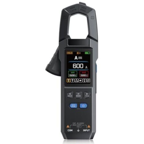 Clamp meter, AC/DC True RMS 10000 counts, current and voltage measurement for LED lighting, clamp multimeter, current tester for electricians (1/4)