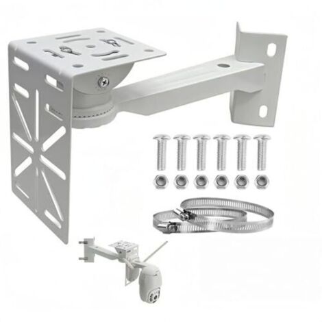 Wall mount for cameras, outdoor Ring camera mount, outdoor corner camera mount, perfectly suited for surveillance cameras and CCTV systems as well as support (1/4)