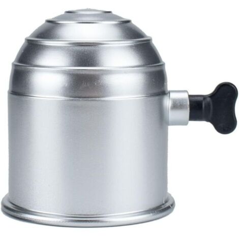 Trailer hitch ball cover with locking function, trailer protective cap for cars (silver) (1/4)