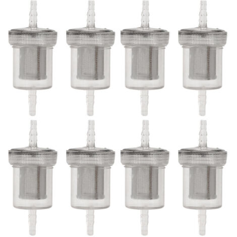 Set of 8 Fuel Filters, Car Engine Coolant Thermostat with O-Ring 050121113C System Protection Replacement.