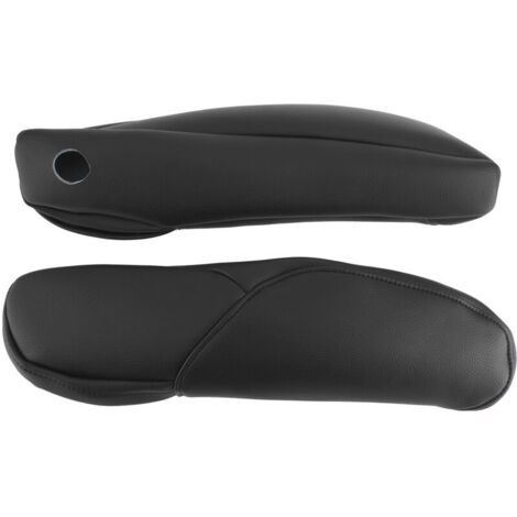 Microfiber Leather Car Seat Armrest Handle Cover, Elegant Decorative Trim for CRV 2010-2017, Enhanced Interior Style, Easy to Install and (BLACK). (1/4)