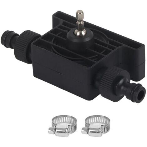 Compact Electric Bore Pump, Portable Transfer Pump with Engineering Plastic Housing, Removable Inlet and Plug, Easy to Use with Electric Exercise. (1/4)