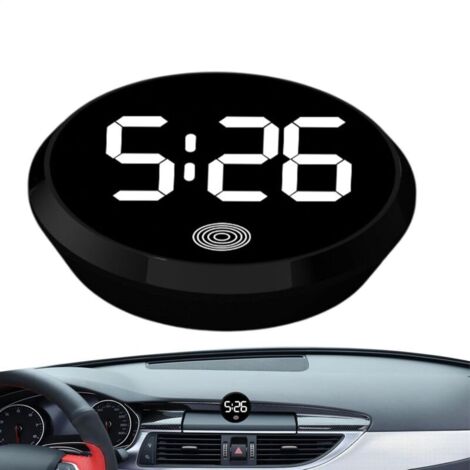 Small Digital Car Clock, Electronic Car Dashboard Clock, Digital Dashboard Car Clock, Multipurpose Car Clock, 4.6cm (1/4)