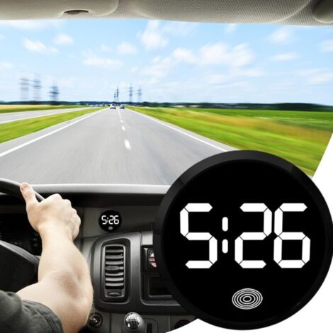Small Digital Car Clock, Electronic Car Dashboard Clock, Digital ...