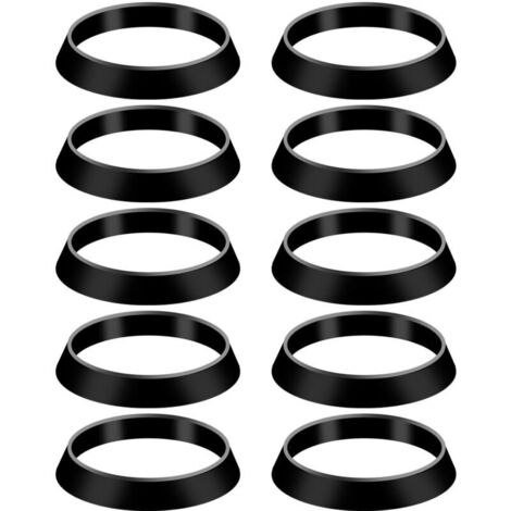 10pcs Conical Seal, Drain Pipe Seal Conical Seal Washers for 1 1/2 Inch Drain Pipe Sink Odor Trap Inner Diameter 38mm Outer Diameter 43mm