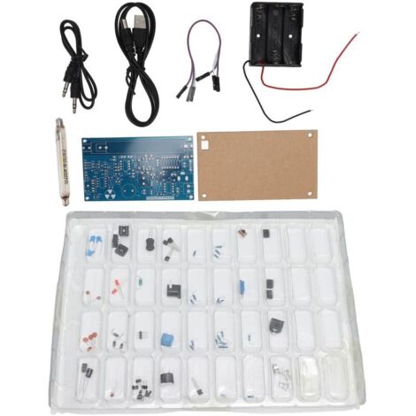 DIY Nuclear Radiation Detector, Portable Handle Geiger Counter Kit, Solderless Unassembled Parts, 380V-550V Radiation Dosimeter