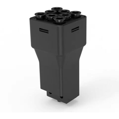 8-in-1 filament hub for Anycubic Kobra 3/Kobra S1C 3D printer, Kobra 3 expansion port, 3 modules, and feed tube
