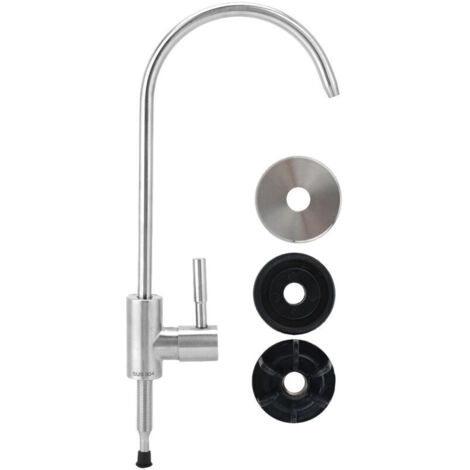 Household Kitchen Stainless Steel Faucet Sink Faucet Water Purifier Faucet G1/4in (1/4)