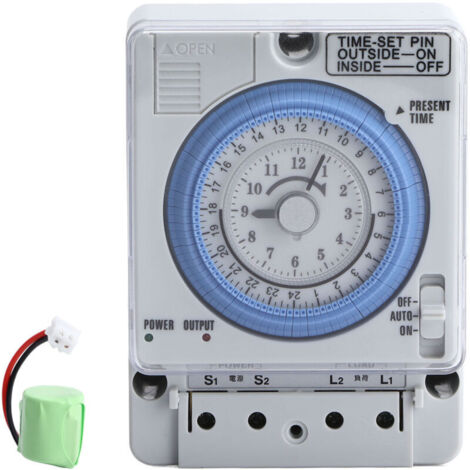 Timer switch, 100V-240V energy-saving timer for lights, air conditioners, and coffee machines (1/4)