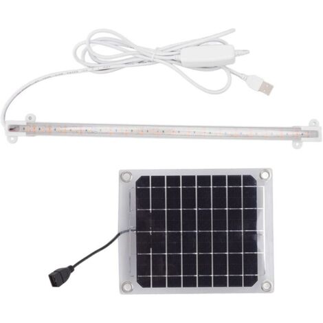 LED Grow Light Strip, Solar Grow Light, LED Grow Light Strip for Balcony Greenhouse, Herbs, Vegetables, Flowers (1)