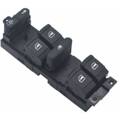 Power Window Switch Button 1J4 959 857 D for Golf, Jetta, Bora, Passat, B5, Seat Leon, Toledo 1J4959857D (1/4)