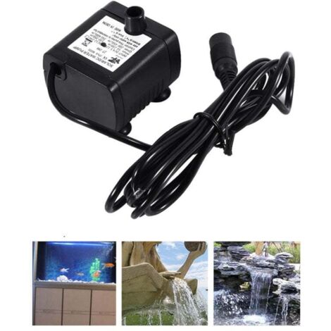 Mini Water Pump 420L/H - Ultra Quiet 5W for Aquarium, Pond, Fountain and Hydroponics - Economical and Reliable Submersible Pump
