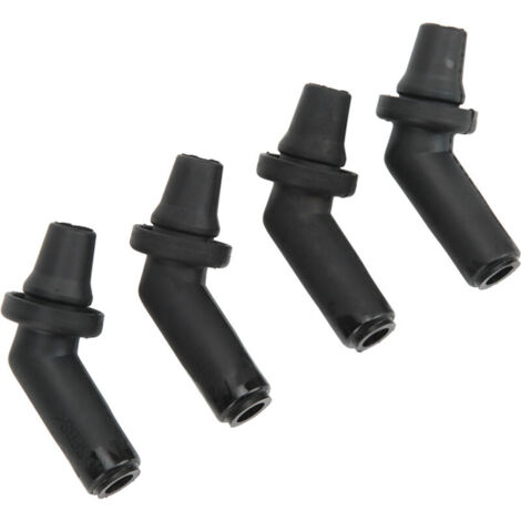 4pcs Sunroof Drain Tube Connector EEH500100 Black Rubber Replacement for Range Rover Sport LR3 LR4. (1/4)