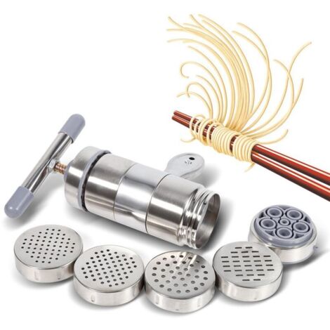 Noodle Press Machine, Pasta Extruder Machine, Manual Stainless Steel Noodle Pasta Making Machine, Portable Manual Stainless Steel Pasta Maker