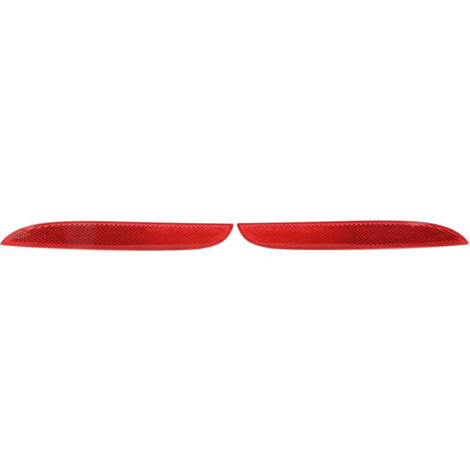 Rear Bumper Reflector, Left and Right Red Rear Bumper Marker Reflector, Rear Bumper Safety Reflectors 63142990863 for E84