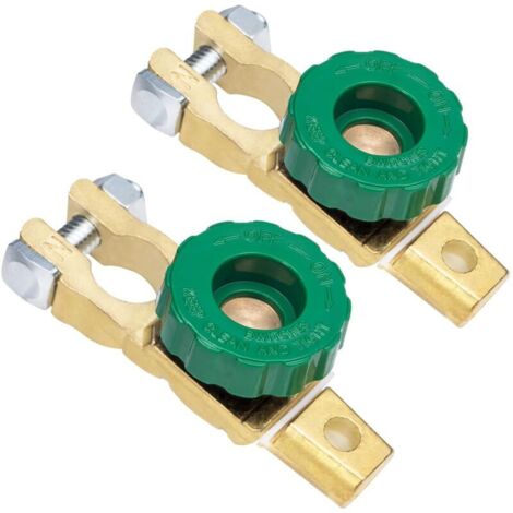 Pieces Battery Cut-Off Switches for Car Battery Disconnect, 16-17mm Top Post, for Truck, Boat, and Vehicles (1/4)
